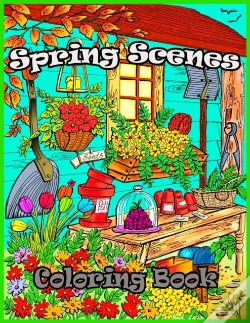 Capa do artigo Spring Scenes Coloring Book