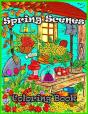 Spring Scenes Coloring Book - Preview