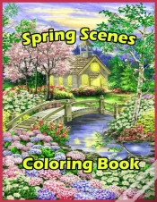 Capa do artigo Spring Scenes Coloring Book