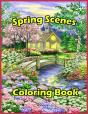 Spring Scenes Coloring Book - Preview