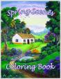 Spring Scenes Coloring Book - Preview