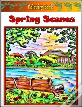 Spring Scenes Coloring Book