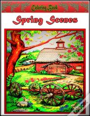Spring Scenes Coloring Book