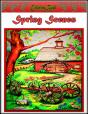 Spring Scenes Coloring Book - Preview