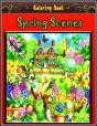 Spring Scenes Coloring Book - Preview