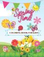 Springtime Coloring Book For Kids - Preview