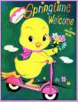 Springtime Welcome Coloring Book - Preview