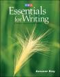 Sra Essentials For Writing Answer Key - Preview
