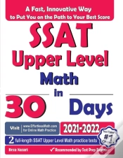 Capa do artigo Ssat Upper Level Math In 30 Days