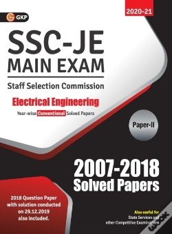 Capa do artigo Ssc 2021 Junior Engineer Electrical Engineering Paper Ii Conventional Solved Papers (2007-2018)