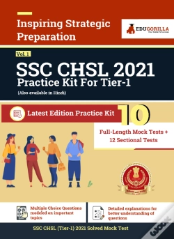 Capa do artigo Ssc Chsl Tier-1 2021 Vol. 1 10 Full-Length Mock Tests + 12 Sectional Tests