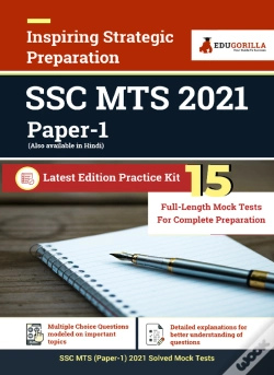 Capa do artigo Ssc Mts (Paper - 1) 2021 - 15 Full-Length Mock Tests For Complete Preparation