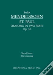 Capa do artigo St. Paul, Op. 36 - Vocal Score