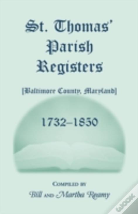 St. Thomas' Parish Register, 1732-1850