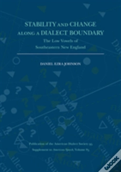 Capa do artigo Stability And Change Along A Dialect Boundary