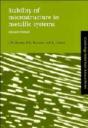 Stability Of Microstructure In Metallic Systems - Preview