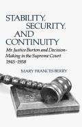 Stability, Security And Continuity