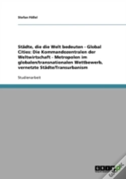 Capa do artigo Stadte, Die Die Welt Bedeuten - Global Cities