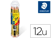 Capa do artigo STAEDTLER - 12 Lápis Grafite n.º 2 hb + Afia e Borracha