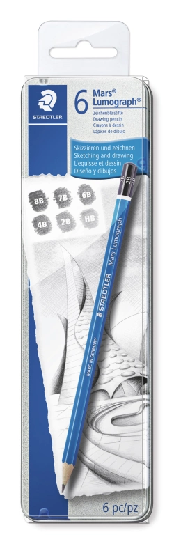 Capa do artigo STAEDTLER - 6 LAPIS MARS LUMOGRAPH - 100G6
