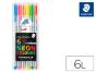 STAEDTLER - 6pc FINELINER TRIPLUS NEON - 334 SB6CS302 - Preview