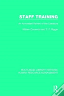 Capa do artigo Staff Training