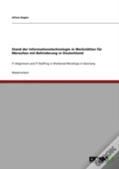Stand Der Informationstechnologie In Werkstaã‚Â¤Tten Far Menschen Mit Behinderung In Deutschland