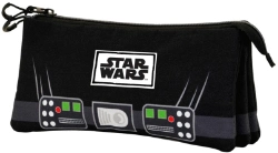 Capa do artigo Star Wars Vader Estojo Triplo ECO, Preta
