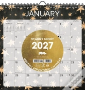 Capa do artigo Starry Night 2027 12" X 12" Spiral Wall Calendar