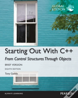 Capa do artigo Starting Out With C++ From Control Structures Through Objects, Brief Version, Global Edition