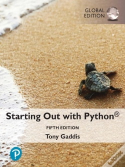 Capa do artigo Starting Out With Python, Global Edition