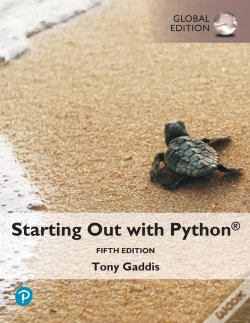 Capa do artigo Starting Out With Python, Global Edition