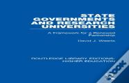 State Governments And Research Universities