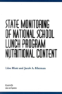 State Monitoring Of National School Lunch Program Nutritional Content - Preview