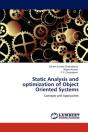 Static Analysis And Optimization Of Object Oriented Systems - Preview