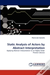 Static Analysis Of Actors By Abstract Interpretation