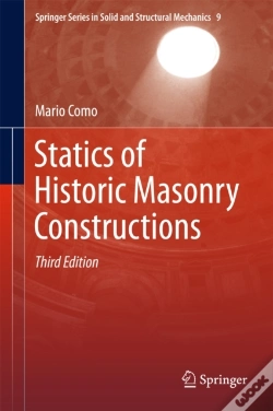 Capa do artigo Statics Of Historic Masonry Constructions