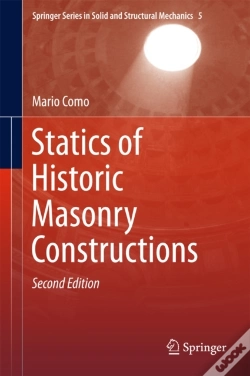 Capa do artigo Statics Of Historic Masonry Constructions