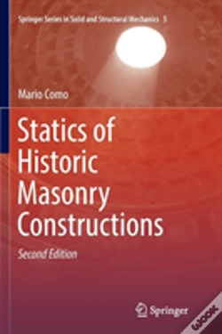 Capa do artigo Statics Of Historic Masonry Constructions