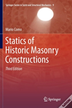 Capa do artigo Statics Of Historic Masonry Constructions