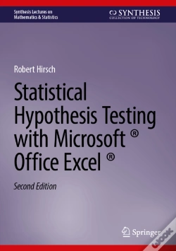 Capa do artigo Statistical Hypothesis Testing With Microsoft Â® Office Excel Â®
