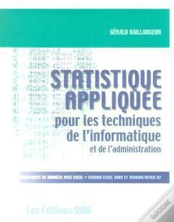 Capa do artigo Statistique Appliquee Pour Les Techniques De L'Informatique Et De L'Administration Traitement De Don