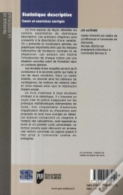 Capa do artigo Statistique Descriptive