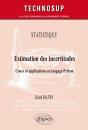 Statistique ; Estimation Des Incertitudes ; Cours Et Applications En Langage Python - Preview