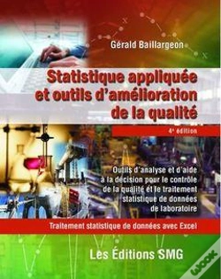 Capa do artigo Statistiques Appliquées Et Outils D'Amélioration De La Qualité ; Traitement De Données Avec Excel + Cd-Rom Et Brochure De Synthèse (4e Édition)