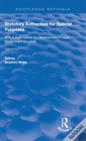 Statutory Authorities For Special Purposes