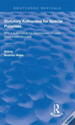 Capa do artigo Statutory Authorities For Special Purposes