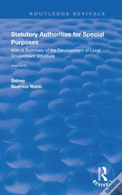 Capa do artigo Statutory Authorities For Special Purposes