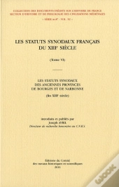 Statuts Synodaux Francais Du Xiiie Siecle
