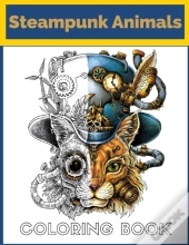 Steampunk Animals Coloring Book